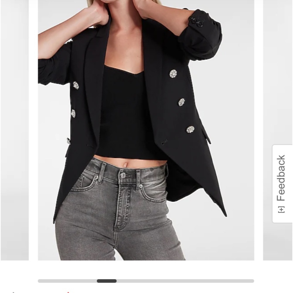 New “Express” black blazer; size XS - Picture 1 of 13